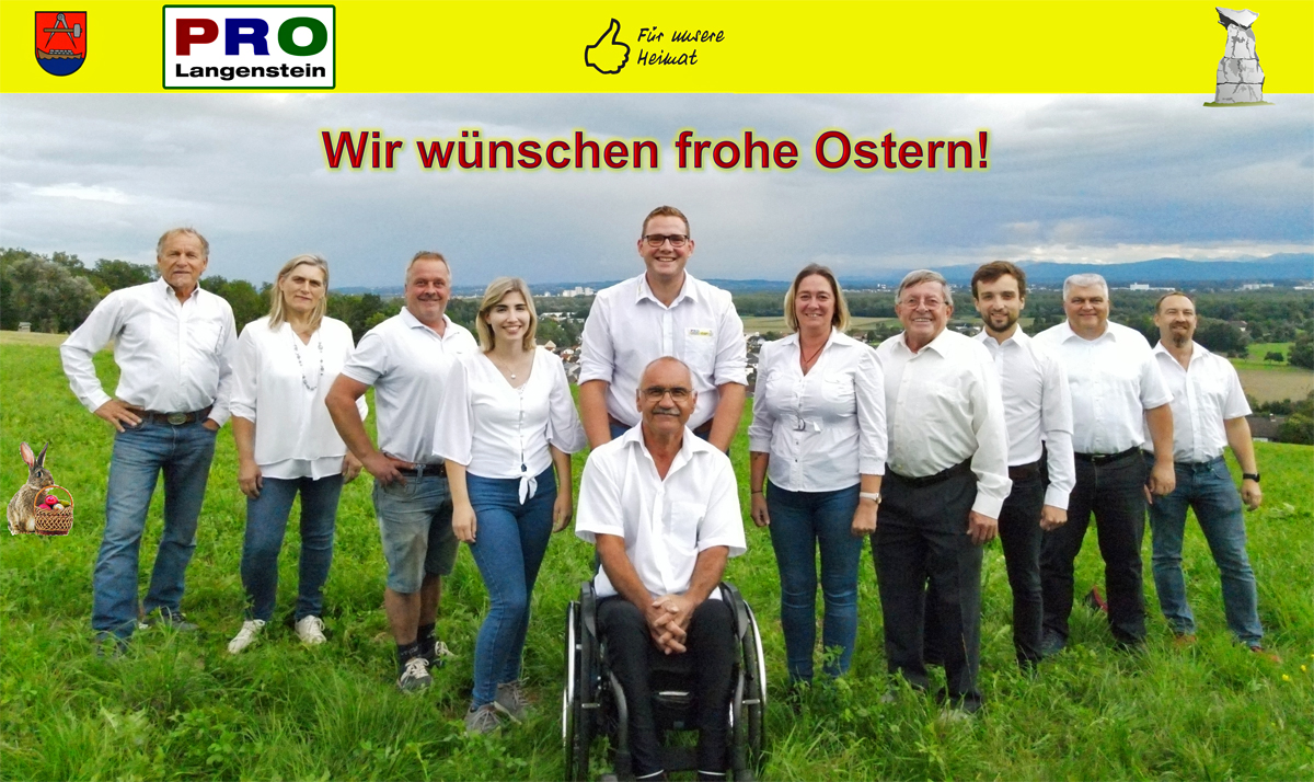 PRO Langenstein wünscht frohe Ostern! PRO Langenstein wünscht frohe Ostern!